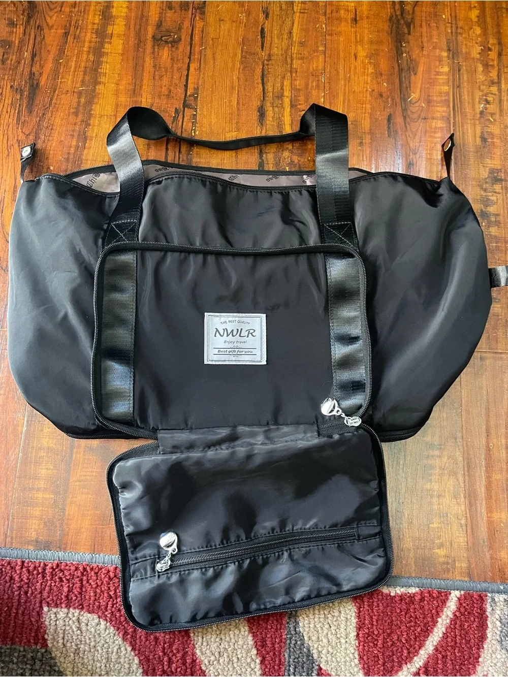 Travel Duffel Bag with Removable Pouch